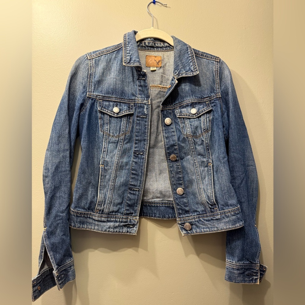 American Eagle Outfitters Blue Denim Jacket